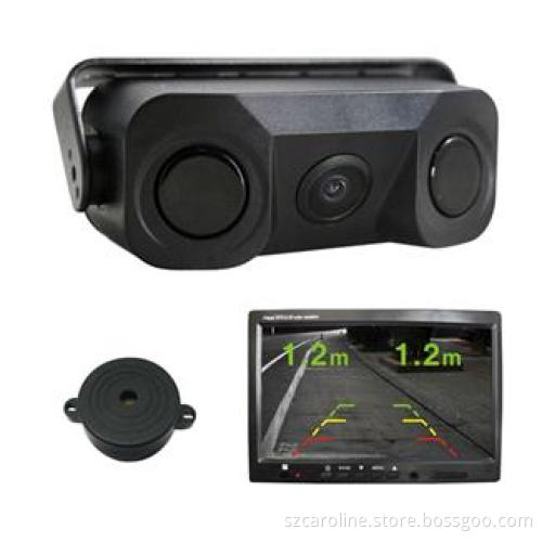 2 in 1 video parking sensor with 2 sensors and 1 camera
